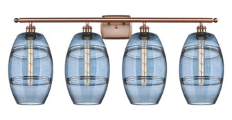 Ballston Four Light Bath Vanity in Antique Copper (405|516-4W-AC-G557-8BL)