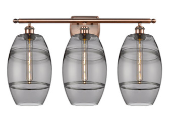 Ballston LED Bath Vanity in Antique Copper (405|516-3W-AC-G557-8SM)