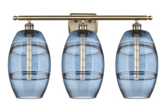 Ballston Three Light Bath Vanity in Antique Brass (405|516-3W-AB-G557-8BL)