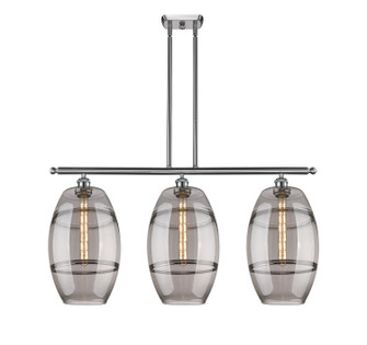 Ballston Three Light Island Pendant in Polished Nickel (405|516-3I-PN-G557-10CL)