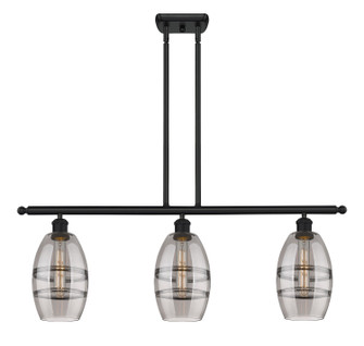 Ballston Three Light Island Pendant in Matte Black (405|516-3I-BK-G557-6SM)
