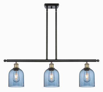 Ballston Three Light Island Pendant in Black Antique Brass (405|516-3I-BAB-G558-6BL)