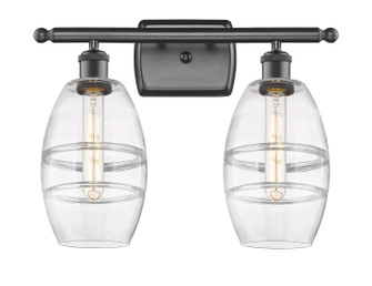 Ballston Two Light Bath Vanity in Oil Rubbed Bronze (405|516-2W-OB-G557-6CL)