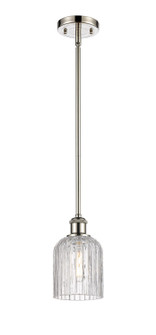 Ballston One Light Mini Pendant in Polished Nickel (405|516-1S-PN-G559-5CL)