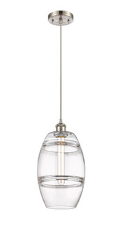 Ballston One Light Mini Pendant in Brushed Satin Nickel (405|516-1P-SN-G557-8CL)