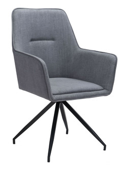 Watkins Dining Chair in Gray, Black (339|101964)