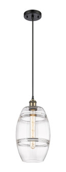 Ballston One Light Mini Pendant in Black Antique Brass (405|516-1P-BAB-G557-8CL)