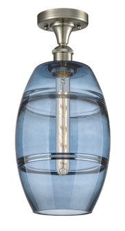 Ballston One Light Semi-Flush Mount in Brushed Satin Nickel (405|516-1C-SN-G557-8BL)