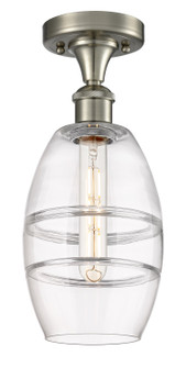 Ballston One Light Semi-Flush Mount in Brushed Satin Nickel (405|516-1C-SN-G557-6CL)
