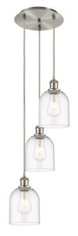 Ballston Three Light Pendant in Brushed Satin Nickel (405|113B-3P-SN-G558-6CL)