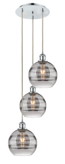 Ballston Three Light Pendant in Polished Chrome (405|113B-3P-PC-G556-8SM)