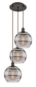 Ballston Three Light Pendant in Oil Rubbed Bronze (405|113B-3P-OB-G556-10SM)