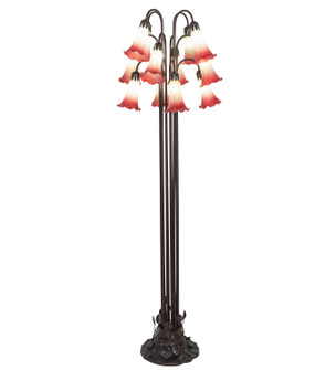 Seafoam/Cranberry 12 Light Floor Lamp in Mahogany Bronze (57|185080)
