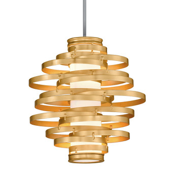 Vertigo LED Pendant in Gold Leaf (68|225-42-GL)