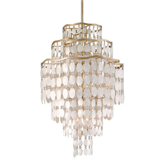 Dolce 12 Light Chandelier in Champagne Leaf (68|109-712-CPL)