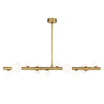 Styx LED Chandelier in Natural Brass (400|16-1384NB)