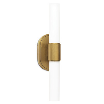 Dixon Two Light Wall Sconce in Natural Brass (400|15-1201NB)