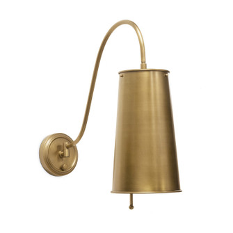 Hattie One Light Wall Sconce in Natural Brass (400|15-1194NB)