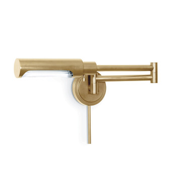Noble One Light Wall Sconce in Natural Brass (400|15-1153NB)