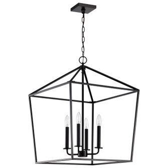 Emma Four Light Pendant in Matte Black (72|60-7942)