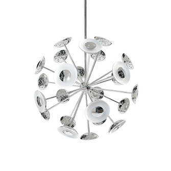 Dot LED Chandelier in Polished Chrome (326|DOT-27C-PC-12T-30K)