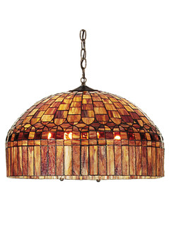 Tiffany Candice Six Light Pendant in Mahogany Bronze (57|111695)