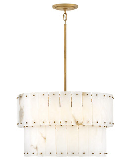 Simone LED Chandelier in Burnished Gold (138|FR47751BNG)