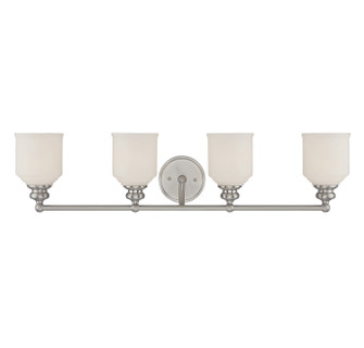 Melrose Four Light Bath Bar in Satin Nickel (51|8-6836-4-SN)