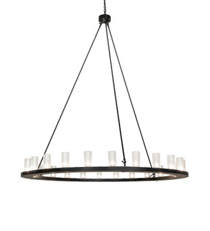 Loxley 24 Light Chandelier in Solar Black (57|266590)