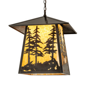 Stillwater Four Light Pendant in Craftsman Brown (57|264665)