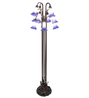 Blue/White 12 Light Floor Lamp in Mahogany Bronze (57|251860)