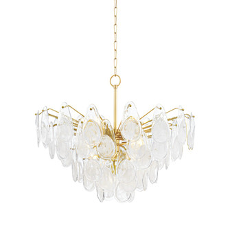 Darcia 15 Light Chandelier in Aged Brass (70|8315-AGB)