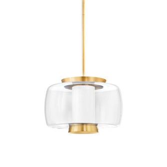 Beau LED Pendant in Aged Brass (70|2820-AGB)