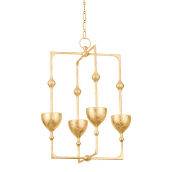 Antalya LED Lantern in Vintage Gold Leaf (68|368-22-VGL)