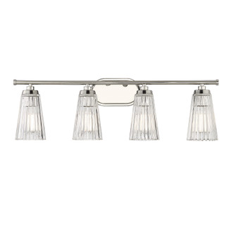 Chantilly Four Light Bathroom Vanity in Polished Nickel (51|8-1745-4-109)