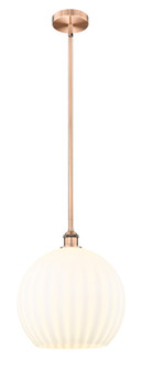 Edison LED Pendant in Antique Copper (405|616-1S-AC-G1217-14WV)