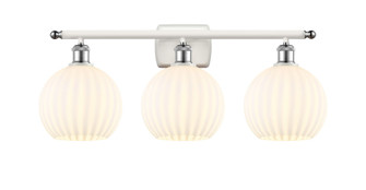 Ballston LED Bath Vanity in White Polished Chrome (405|516-3W-WPC-G1217-8WV)