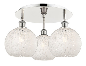 Ballston Three Light Semi-Flush Mount in Polished Nickel (405|516-3C-PN-G1216-8WM)