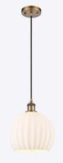 Ballston LED Mini Pendant in Brushed Brass (405|516-1P-BB-G1217-10WV)