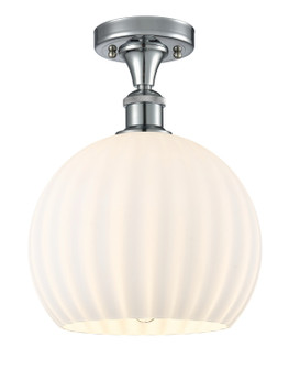 Ballston One Light Semi-Flush Mount in Polished Chrome (405|516-1C-PC-G1217-10WV)