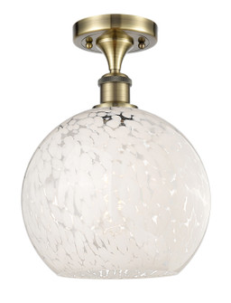 Ballston One Light Semi-Flush Mount in Antique Brass (405|516-1C-AB-G1216-10WM)