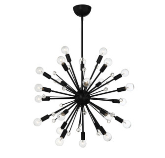 Galea 24 Light Chandelier in Matte Black (51|7-6099-24-89)