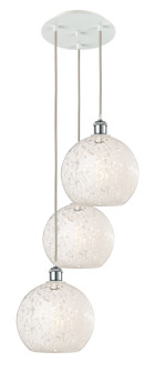 Ballston LED Pendant in White Polished Chrome (405|113B-3P-WPC-G1216-10WM)