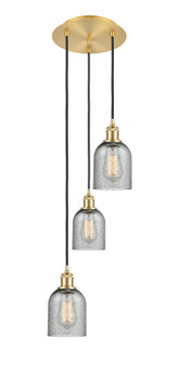 Ballston Three Light Pendant in Satin Gold (405|113B-3P-SG-G257)