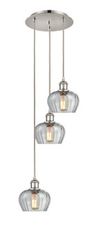 Ballston Three Light Pendant in Polished Nickel (405|113B-3P-PN-G92)