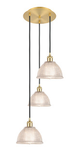Ballston Three Light Pendant in Polished Nickel (405|113B-3P-PN-G422)