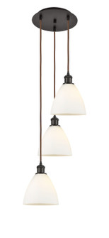 Ballston LED Pendant in Oil Rubbed Bronze (405|113B-3P-OB-GBD-751)