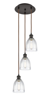 Ballston Three Light Pendant in Oil Rubbed Bronze (405|113B-3P-OB-G442)