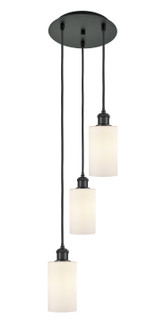 Ballston Three Light Pendant in Matte Black (405|113B-3P-BK-G801)