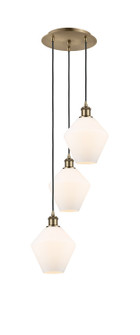 Ballston LED Pendant in Antique Brass (405|113B-3P-AB-G651-8)